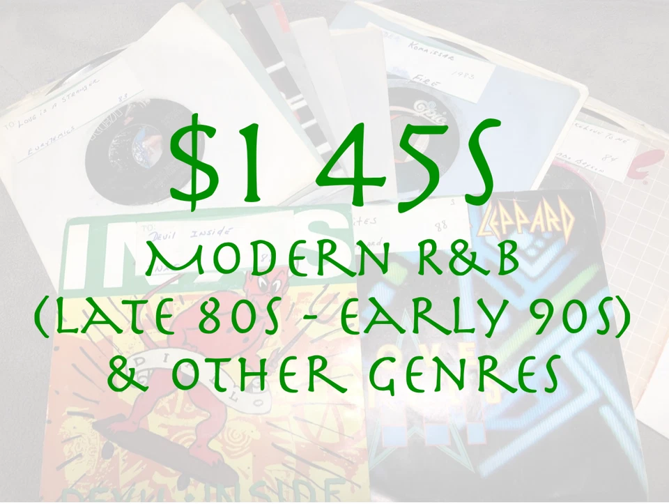$1 45s - Modern R&B & Others - Jukebox Records - G - EX - Flat $5.00  Shipped - Image 1 of 1