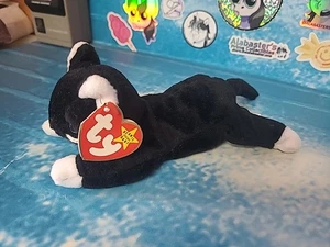 Ty Beanie Babies Zip the Black Cat Plush - 4004 (1993) - Picture 1 of 8