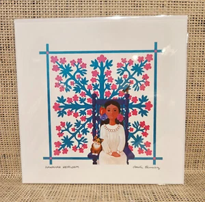 Edredón de arte de Rosalie Prussing estampado de gato hawaiano "reliquia hawaiana" - Imagen 1 de 2