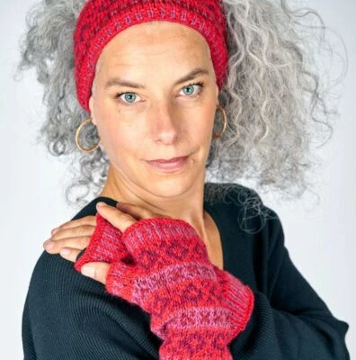 Crönert Armstulpe Handstulpe SVENJA außen Wolle innen Baumwollfleece 6 Farben