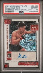2023 Donruss Óptica Chan Sung Jung Coche Blanco Brillo 1/1 PSA 10 Zombie Coreano - Imagen 1 de 2