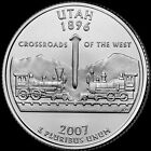 2007 P&D Utah State Quarters New U.S. Mint "Brilliant Uncirculated" Coins