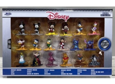 NUEVO Jada Toys Nano Metalfigs Disney Serie 1 Juego de 18 Figuras Diecast Foto 1 de 4