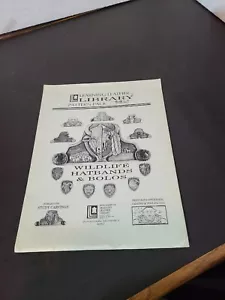 1992 LEARNING LEATHER PATTERN PACK WILDLIFE HATBANDS & BOLOS by P. BURNETT,B2.43 - Imagen 1 de 4