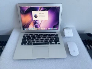 Apple Macbook Air 13" Early 2014 1.4GHz Intel i5 4GB 120GB SSD + AC Power, Mouse - Picture 1 of 12
