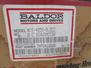 NEW! Brand New Baldor D.C. Servomotor MTE-4050-BLBCE - Picture 1 of 5