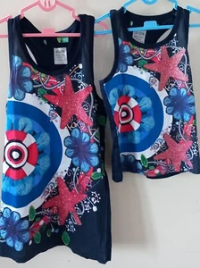 DESIGUAL Children's T-Shirt/Top - Multicoloured Ages 3/4 & 11/12 BRAND NEW - Picture 1 of 17