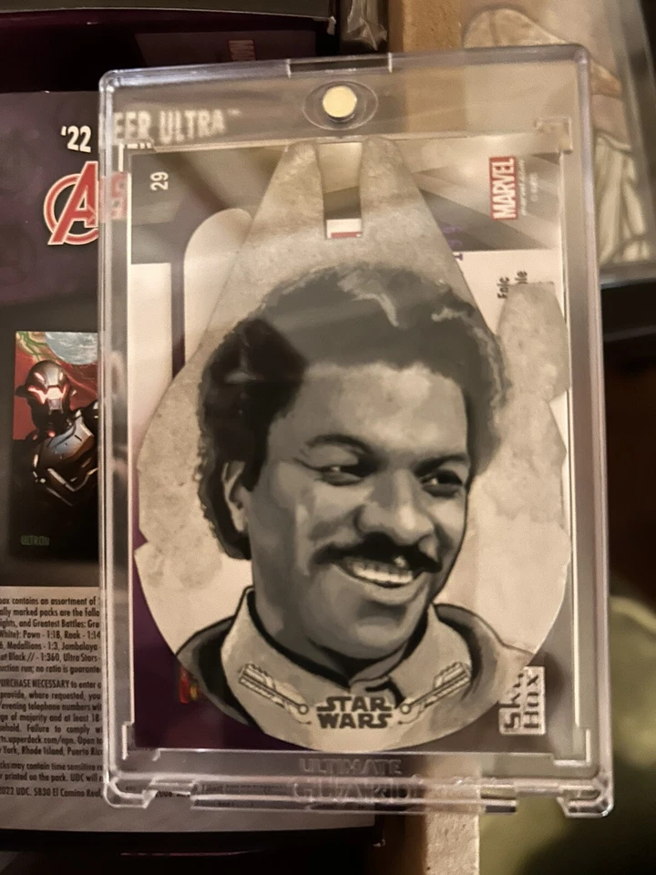 Star Wars Die Cut Sketch Card Millennium Falcon Louis Draper - Image 1 of 1