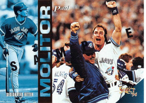 1994 Select Baseball Paul Molitor Sample/Promo #3 NM/MT TORONTO BLUE JAYS