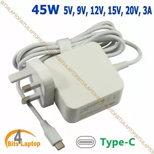 For MacBook 12" Early 2015 A1534 USB-C 45W Power Supply AC Adapter Charger WHITE - Picture 1 of 4