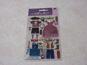 SALE!! 1 - STICKO DIMENSIONAL STICKERS - COSTUME PARTY - NEW!! - Picture 1 of 1