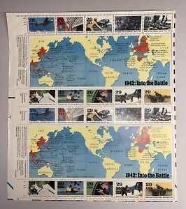 Scott #2697, 29c World War II, 1942, Mint sheet of 20, MNH - Picture 1 of 2