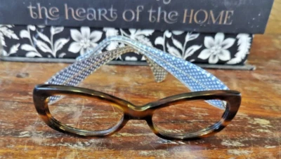 Gafas de sol Jean LaFont Jamaique 067 marrón con brazo de lunares marco 51-16 142 difícil de encontrar Foto 1 de 4