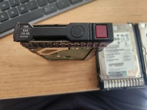 3 X HP 146GB 6Gb DP 15K 2.5 SAS HDD 512744-001, 507129-010 EH0146FAWJB + CADDY - Picture 1 of 2