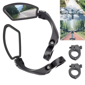 E-Bike Handlebar Rear View Mirror Bicycle Rearview Rectangle Back Mirror - Picture 1 of 16