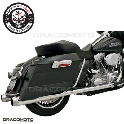 Harley FLHTC 1584 Electra Glide Classic 2007-2011 Cabezal Bassani Power Curve|... Foto 1 de 4