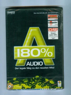 180 % Audio Der legale Weg zu neuesten Hits Internetradio mit Aufnahmeknopf ovp - Bild 1 von 2