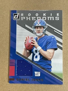 $🔥 DANIEL JONES 🔥 2019 Donruss Rookie Phenoms PLAYER WORN Jersey Patch RC A+ . - Picture 1 of 2