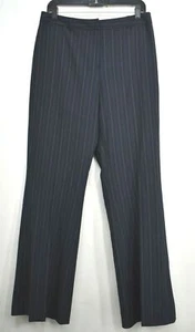 Antonio Melani Womens Straight Leg Comfort-Fit Casual Striped Trouser Pants 10 - Picture 1 of 9