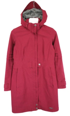 Merrell Opti-Shell Jacket Women Small Zipper Hood Mid-Length - Image 1 of 4