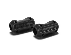 Genuine Royal Enfield Scram 440 /Scram 411 /Himalayan Black Engine Guard Sliders - Picture 1 of 6