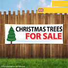 Weihnachtsbäume zum Verkauf Outdoor strapazierfähig PVC Banner Schild 2088