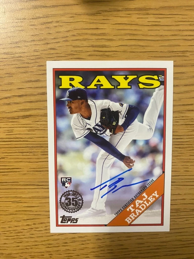 2023 Topps Update Taj Bradley 35th Anniversary 1988 Topps Rookie Auto #88BA-TB