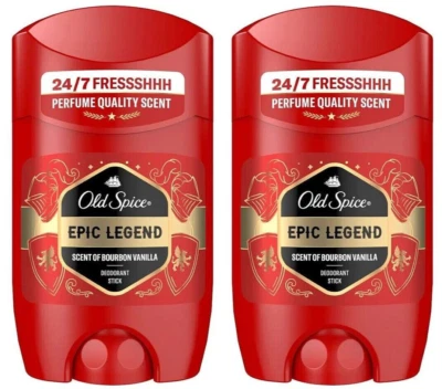✅ Old Spice EPIC LEGEND Deo Stick Deostick Herren Duft Deodorant 0% Alu 2x 50ml✅
