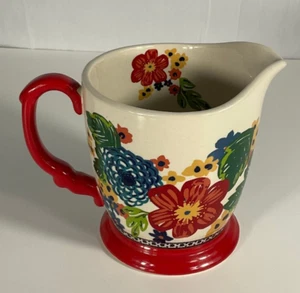 NWT The Pioneer Woman Floral 4 Cup Measuring Pitcher Dazzling Dahlias - Picture 1 of 7