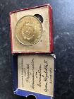 Queen Elizabeth Ii Coronation Souvenir Medallion In Original Box 1953