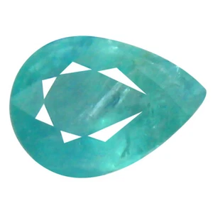 0,65 quilates corte de pera (7 x 5 mm) sin calentar/sin tratar grandidierita azul verdoso - Imagen 1 de 1