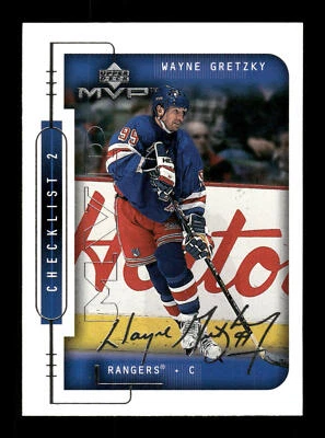 Wayne Gretzky 1999-00 Upper Deck MVP Silver Script #220 - Image 1 of 2