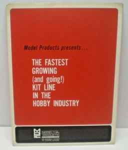 1960's MPC MODEL PRODUCTS CORP " RARE PRESS KIT FOLDER "  L@@K! - Photo 1 sur 4