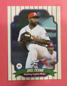 2021 Choice, Reading Fightin Phils - JOEL CESAR - Dominican Republic