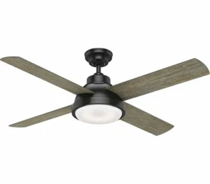 Casablanca 54" Matte Black 4 Blade LED Light Ceiling Fan - Picture 1 of 1