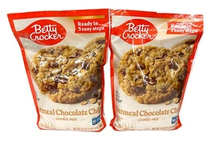 Betty Crocker Oatmeal Chocolate Chip Cookie Mix 17.5 oz (2 Pack) - Picture 1 of 1