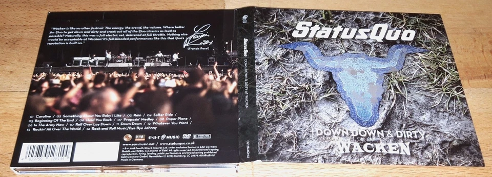 Status Quo - Down Down & Dirty at Wacken - CD und DVD - 2018 - Digipak -Sehr gut - Bild 1 von 1