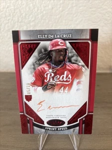 Elly De La Cruz Auto 2024 Tier One (Red) Sprint Speed 05/10 - Picture 1 of 2