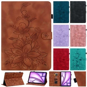 For iPad Pro 13 11 Air 6 5 4 10.9 8/9/10th Tablet Flip Leather Case Stand Cover - Bild 1 von 52