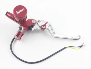 7/8" Red Adelin CNC PX-2 Right Master Cylinder Brake Lever 10x1.25MM - Picture 1 of 4