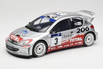 OT1085 Peugeot 206 WRC n3 G.Panizzi Rally Tour de Corse 2002 Otto 1/18 - Immagine 1 di 4
