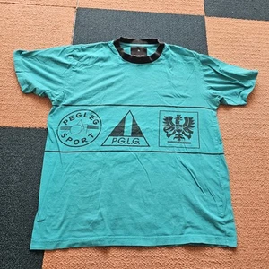 Pegleg NYC T-Shirt Adulto XL S/S Blu Crew Y2k Streetwear Grafica X2D - Foto 1 di 7