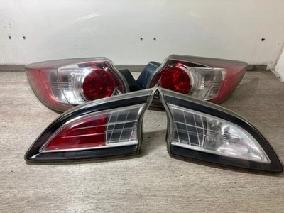 2010 MAZDA 3 PASSENGER & DRIVER SIDE INNER & OUTER TAIL LIGHTS SET - Image 1 of 4