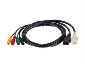 Bosch KTS Volkswagen 2x2 Pin OBD1 OBD2 Adapterkabel auf 4 Bananenstecker NEU - Bild 1 von 1