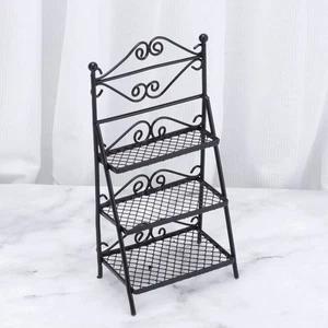 Doll House Model Miniature Garden Decoration Adornment Storage Rack - Afbeelding 1 van 11