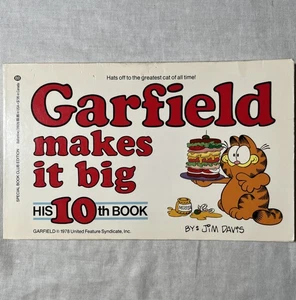 Vintage Garfield Makes It Big: His 10th Book by Jim Davis - 1985 Paperback Comic - Picture 1 of 5