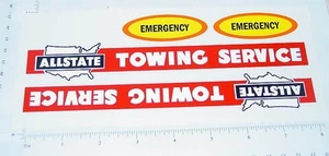 Marx Allstate Towing Wrecker Truck Sticker Set MX-007 - Picture 1 of 1