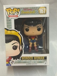 Funko Pop DC Action Figure Super Heroes Wonder Woman Bombshells Vinyl 167 NEW - Picture 1 of 4