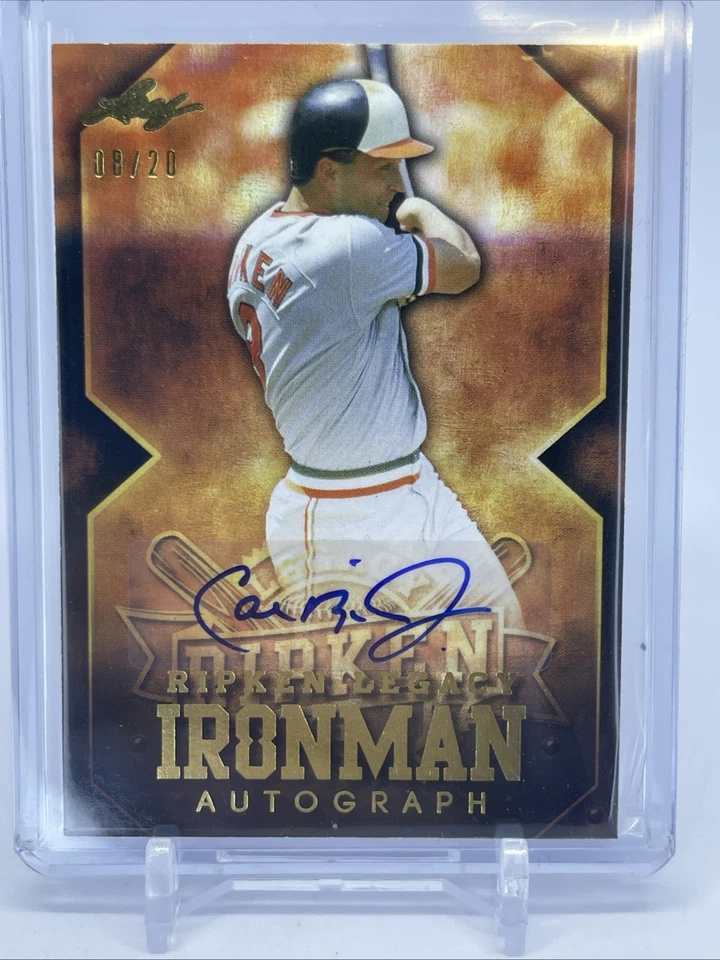 2014 Leaf Ironman Legacy Cal Ripken Jr Autograph 08/20 - Image 1 of 4