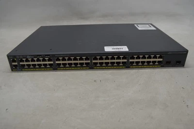 Cisco WS-C2960X-48TD-L 48 Port Network Switch No IOS File *No Power Cord* - Image 1 of 4